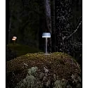 Konstsmide Batteri bordlampe LYON med USB tilslutning, CCT Switch, RGB, med touch-dæmper IP54, grøn, grå dæmpbar