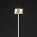 Batteri standerlampe NICE firkantet, med USB tilslutning, CCT Switch, med touch-dæmper IP54, rust dæmpbar