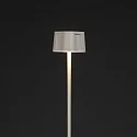 Batteri standerlampe NICE firkantet, med USB tilslutning, CCT Switch, med touch-dæmper IP54, rust dæmpbar