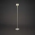 Batteri standerlampe NICE firkantet, med USB tilslutning, CCT Switch, med touch-dæmper IP54, rust dæmpbar