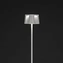 Batteri standerlampe NICE firkantet, med USB tilslutning, CCT Switch, med touch-dæmper IP54, rust dæmpbar