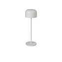 Batteri bordlampe LILLE med USB tilslutning, med touch-dæmper IP54, hvid dæmpbar