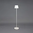 Konstsmide battery floor lamp POMEZIA MEDIUM USB IP54, white dimmable