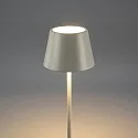 Konstsmide battery floor lamp POMEZIA MEDIUM USB IP54, white dimmable