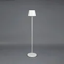 Konstsmide battery floor lamp POMEZIA MEDIUM USB IP54, white dimmable