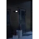 Konstsmide LED AußenWall luminaire SMARTLIGHT WIDE, with sensor + HD camera, 18W 5000K 1200lm, black metal / plastic