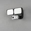 Udendørs wall luminaire SMARTLIGHT med bevægelsesdetektor, med kamera IP54, sort