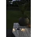 Konstsmide HighPower LED terrace floor spot with 2-fold light beam, 5W 3000K 900lm, anthracite aluminium