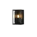 Udendørs wall luminaire BRINDISI MINI E27 IP54, sort dæmpbar