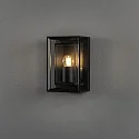 Konstsmide Udendørs wall luminaire BRINDISI MINI E27 IP54, sort dæmpbar