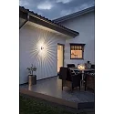 HighPower LED outdoor wall luminaire MONZA, with side effect, 3W 3000K 160lm