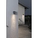 Outdoor wall luminaire MONZA, GU10 max. 35W, anthracite aluminium / clear glass