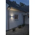 HighPower LED outdoor wall luminaire CHIERI SLIM, Up/Down, 2x3W 3000K 450lm, white aluminium / opal acrylic glass