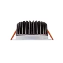  LED Loftindbygningslampe COB 130 rund, 18W, strøm konstant, 34,8V DC, 500mA, 3000K, hvid