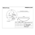Frisch-Licht Væg- og Loftlampe DLP7530.7083M multipower, sfærisk IP40, hvid 