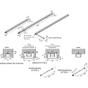 Pluggable LED rod LED Power-Stick S SE, without dark zones, lateral feed