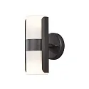Konstsmide Udendørs wall luminaire MODENA IP54, opal, sort