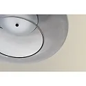 LEDS C4 Pendel PLAT RECESSED (DALI-2) med skærm, CCT Switch, justerbar, med diffuser IP20, sort dæmpbar