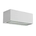 outdoor wall luminaire NEMESIS E27 - 9x22CM up / down, large E27 IP66, white matt dimmable