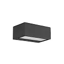 outdoor wall luminaire NEMESIS E27 - 9x22CM up / down, large E27 IP66, anthracite dimmable