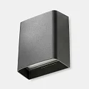 Væg- og Loftlampe CLOUS 160MM DOUBLE EMISSION up / down, firkantet, omskiftelig IP66, antracit 