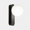 LEDS C4 Spejllampe PERLINA WALL IP omskiftelig IP44, sort 