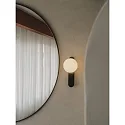 LEDS C4 Spejllampe PERLINA WALL IP omskiftelig IP44, sort 