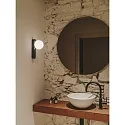 LEDS C4 Spejllampe PERLINA WALL IP omskiftelig IP44, sort 