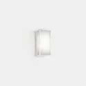 wall and ceiling luminaire SKAT MINI 200MM flat, impact resistant, on/off IP65, white 