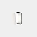 wall and ceiling luminaire SKAT MINI 200MM flat, impact resistant, on/off IP65, black 