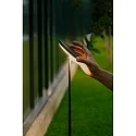 LEDS C4 Jordspydslampe INVISIBLE ADJUSTABLE med stik, justerbar, vipbar, on/off IP54, sort 