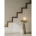LEDS C4 Bordlampe PERLINA TABLE med USB tilslutning, CCT Switch, med stik, med touch-dæmper IP20, guld mat dæmpbar
