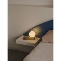 LEDS C4 Bordlampe PERLINA TABLE med USB tilslutning, CCT Switch, med stik, med touch-dæmper IP20, guld mat dæmpbar