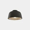wall and ceiling luminaire MISO Ø 285MM E27 IP20, gold, black dimmable