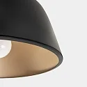 LEDS C4 Væg- og Loftlampe MISO Ø 285MM E27 IP20, guld, sort dæmpbar