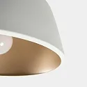 LEDS C4 wall and ceiling luminaire MISO Ø 285MM E27 IP20, white matt dimmable