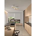 LEDS C4 Væg- og Loftlampe MISO Ø 433MM E27 IP20, hvid mat dæmpbar