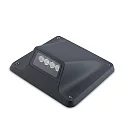 Standerlampe REXEL 4 LEDS IP65, grå