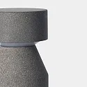 LEDS C4 Pælelampe ROW LED IP65, opal, beton grå