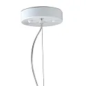LEDS C4 Pendel CISNE PENDAND - E27 uden skærm E27 IP65, hvid dæmpbar