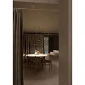 LEDS C4 Pendel IRIS PENJANT TRIMLESS IP20, sort dæmpbar