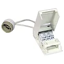 Lamp socket GU10, with 15cm cable and connection box