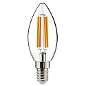 LED Filament Lyskilde kerteformet C35, E14, 4,5W, 2700K, 470lm
