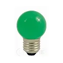Decorative LED Mini-Globe G45, IP44, E27, 1W green / frosted