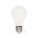 LED pear shape filament lamp A60, E27, 8.5W 2700K 1055lm, dimmable, frosted
