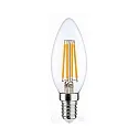 LED candle shape filament C35, E14, 7W 2700K 810lm
