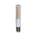 LED T18 rod lamp, lenght 10cm, B15d, 8W 3000K 810lm 320°, dimmable
