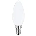 Glødepære kerteformet WHITE C35 E14 6,5W 810lm 4000K 320° CRI 80-89 