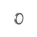 Spejllampe DONNA LED rund, CCT Switch GX53 IP44, sølv 