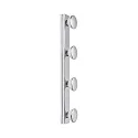 Spejllampe AQUA HOLLYWOOD SPL 4-flammer, CCT Switch GU10 IP44, chrom 